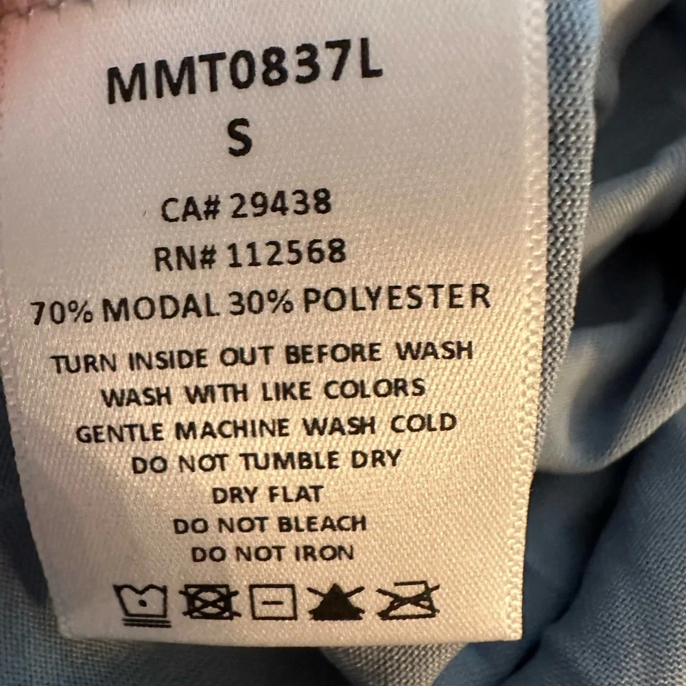 Brand:Lush NWT... size..Small..very soft baby blue casual top. - Picture 7 of 7